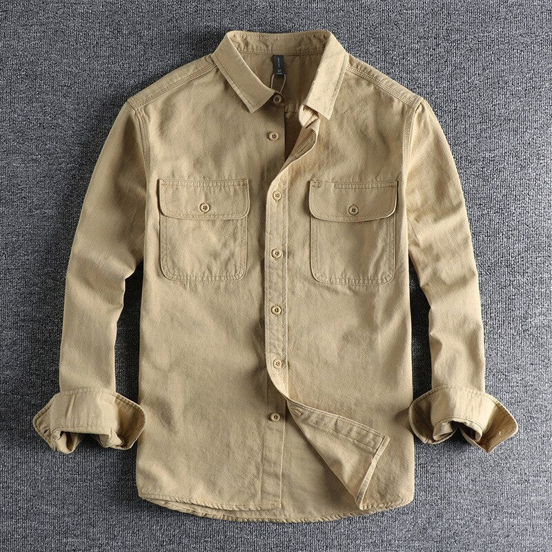 Chemise vintage rétro en coton
