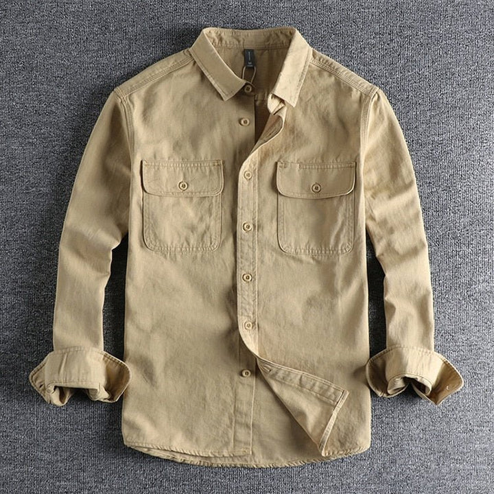 Chemise vintage rétro en coton