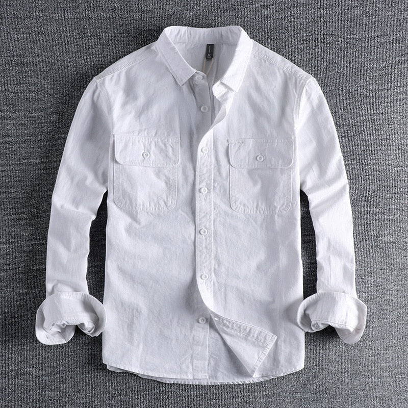 Chemise vintage rétro en coton