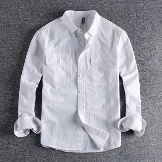 Chemise vintage rétro en coton