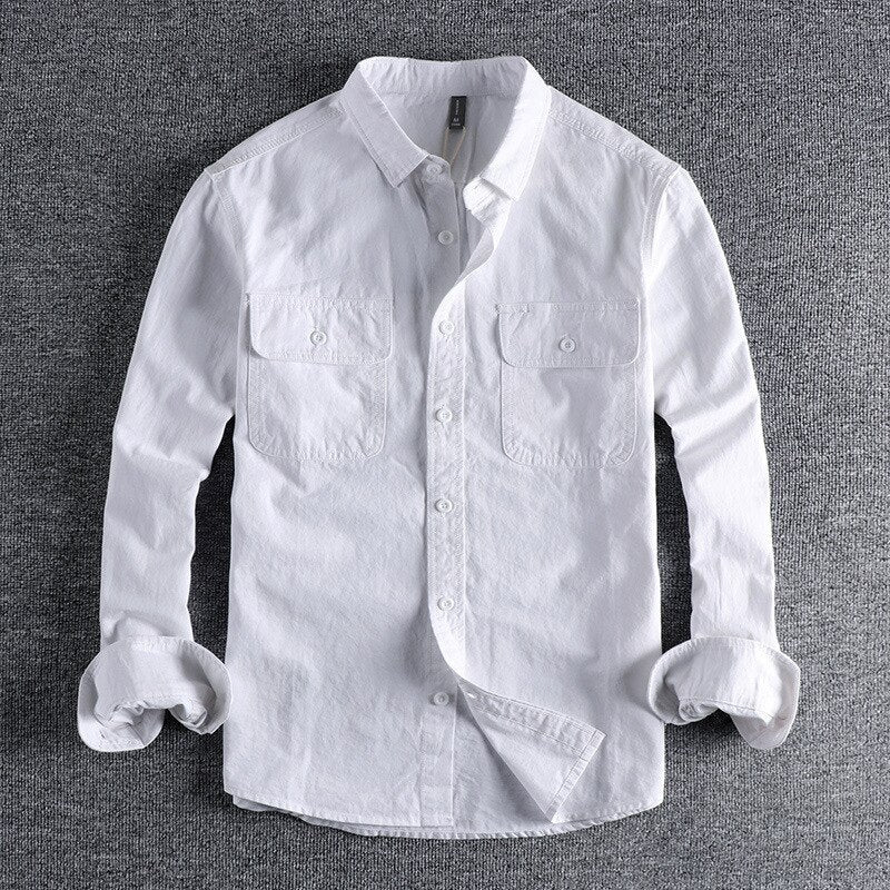 Chemise vintage rétro en coton
