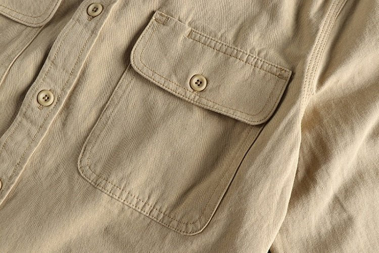 Chemise vintage rétro en coton