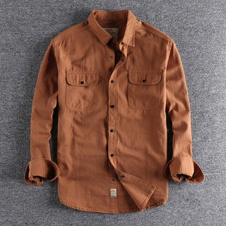 Chemise vintage rétro en coton