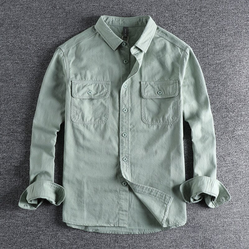 Chemise vintage rétro en coton