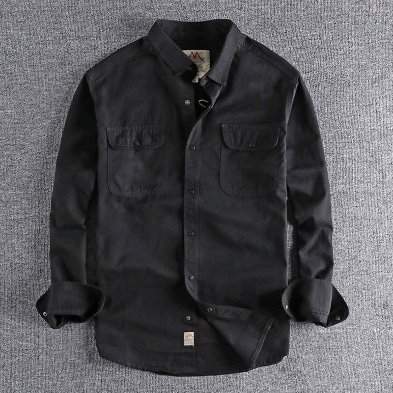 Chemise vintage rétro en coton