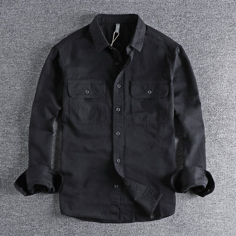 Chemise vintage rétro en coton