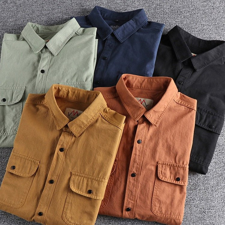 Chemise vintage rétro en coton